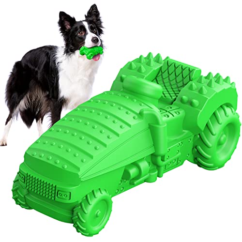 Juguetes Masticables para Perros Chirriantes, Juguetes Interactivos Robustos para Perros Masticadores Agresivos, Caucho Resistente y Duradero, Perros PequeñOs, Medianos y Grandes, Indestructibles Cover