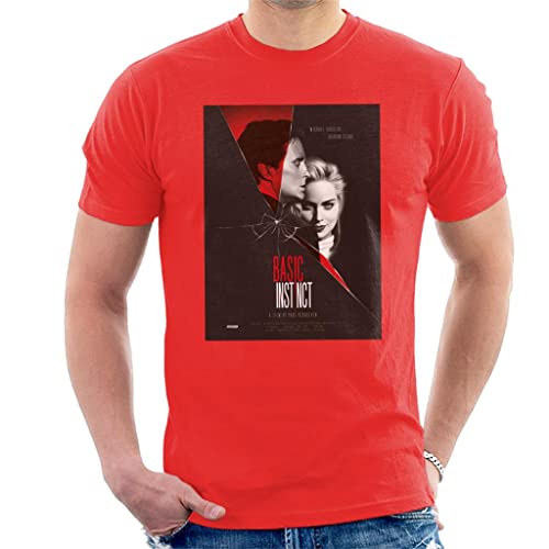 T-shirt Basic Instinct film Verhoeven vêtement imprimé pour homme noir
