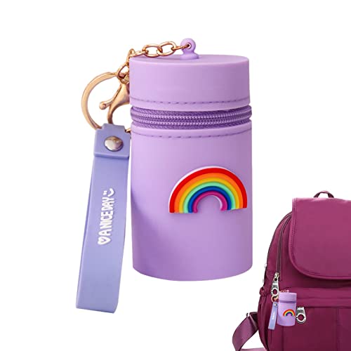 Chunyi Petit Porte-clés Porte-Monnaie,Porte-Monnaie en Forme de Seau Changer de Portefeuille | Mini Portefeuille en Silicone pour Femmes pour Petits Objets Cover