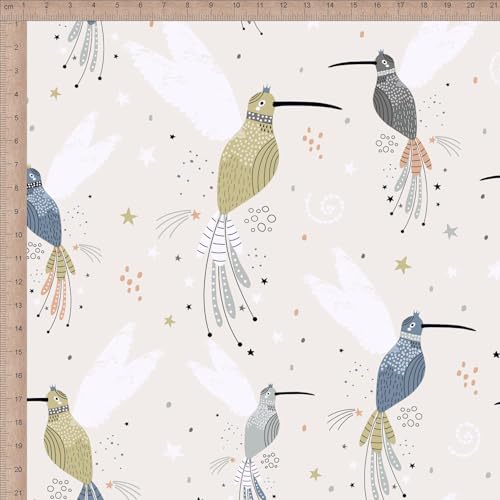 VmG-Store 1 m Cotton Fabric for Sewing 100% Cotton Sewing Fabric, No Sold by the Metre, Children's Fabric, Patchwork, DIY - Image 2