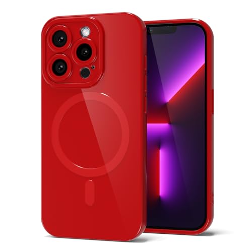 Coque iPhone 13 Pro anti-choc fine silicone aimanté brillant