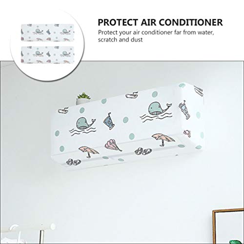 Cabilock Funit Lot de 2 couvre-climatiseurs d'air pour intérieur - Image 5