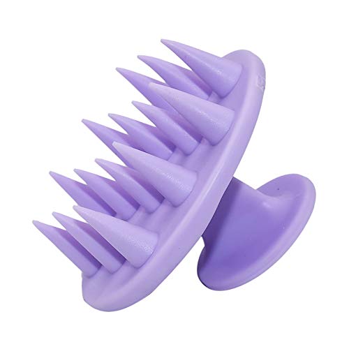 TUU Scalp Hair Scrubber, Scalp Massager for Wet/Dry Hair, Scalp Invigorator for Hair Growth, Soft Silicone Scalp Brush Comb for Men Women Kids