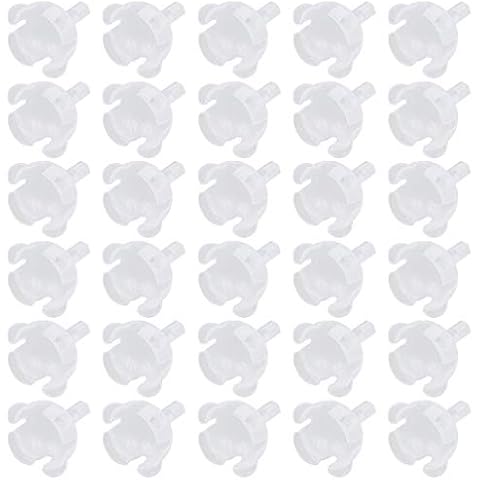 Milisten 50pcs Clear Chocolates Box Holder Candy Bouquet Wrapper Cups Clear Chocolate Flower Stem Fixed Base Candy Truffle Cup Holder Cover