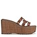 Sam Edelman Women's Laine Wedge Sandal, Rich Cognac, 8