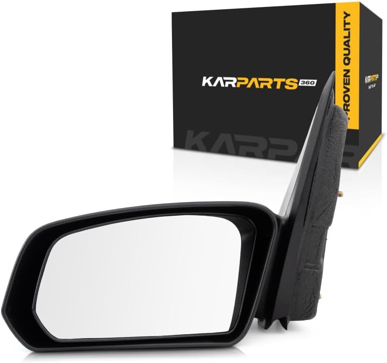 For Saturn Ion 2003 2004 2005 2006 2007 Door Mirror Driver Side | Manual | Remote | Non-Heated | Textured | Sedan | Replacement For 22726678 | GM1320266