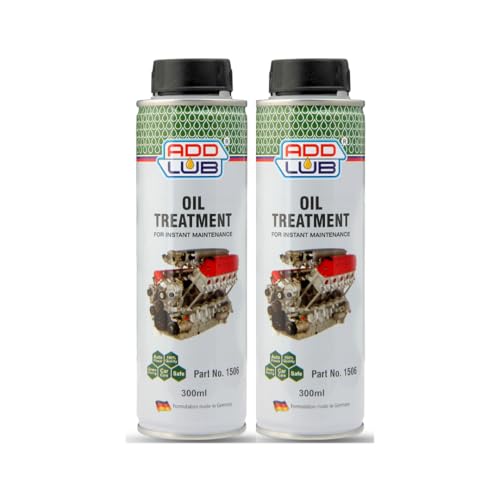 Image of ADD LUB Engine Oil Treatment 300ml | Engine Oil Additive & Sound Reducer for Cars | Improves Fuel Economy | Oil Additive for Petrol & Diesel Engines (Pack Of 2)