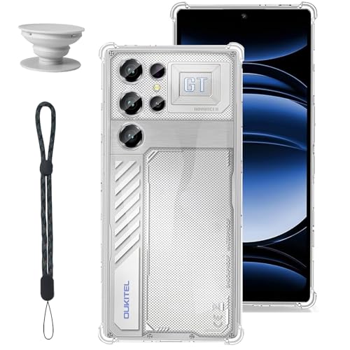 OUKITEL C61 GT / C61 �p �P�[�X �N���A TPU �ϏՌ� �ی�J�o�[ �X�}�[�g�t�H���P�[�X SpinoArmor ���������x ���ς��ɂ��� �w��h�~ �Ռ� �z�� �C�菝�h�~ �ϏՌ� �������� �g�уX�g���b�v �����i�����h�~�X�g���b�v�{��