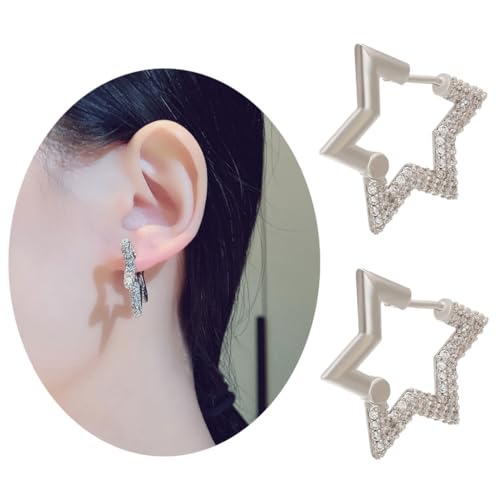 Boucles d'oreilles étoile légères et anti-irritation pour passionnés - 5