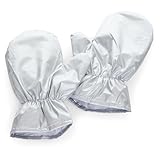 Speedypress Garment Steamer Gloves for Steaming Clothes – Grey Steam Mitt Protects Against Heat – Flexible Hand Mitten for Steam Iron – Ironing Accessories – Waterproof Steamer Mitt Glove (1 Pair)