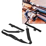 Shanrya Angelruten-Schultergurt, Verstellbarer Angelgurt, Angelrutengurt, Angelruten-Tragegurt zum Angeln, Schultergurt