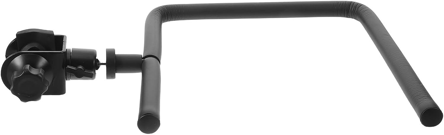 Healeved Music Stand Violin Case Hanger Hook Clamp Holder Black Metal