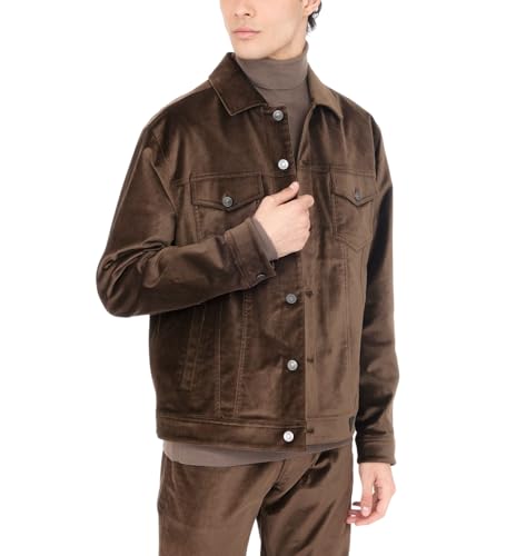 GUESS Men's Luxe Velveteen Dean Jacket