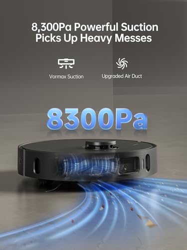 DREAME X30 Ultra Robot Vacuum and Mop Combo, 8300Pa Suction, Mop Extend and Mop Self Cleaning with 140°F Water, Removable & Liftable Mop, Self Refilling, Mop Self Drying, Smart Carpet Cleaning by DREAME - Image 10