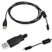 USB Cable for Nikon Coolpix L120 Camera, and USB Computer Cord for Nikon Coolpix L120