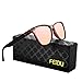 Produktbild FEIDU Retro Polarisierte Damen Sonnenbrille Herren Sonnenbrille Outdoor UV400 Brille für Fahren Angeln Reisen FD 0628 (Leopard-rosa, 60)