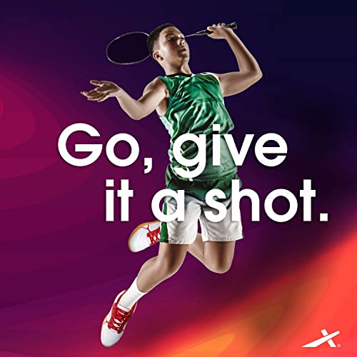 Vector X Ranger Badminton/Court Shoes Plus Non Marking Crepe Rubber Outsole, Lightweight & Comfort Shoe Best for Squash, Table Tennis,Volleyball, Basketball & Indoor Sports