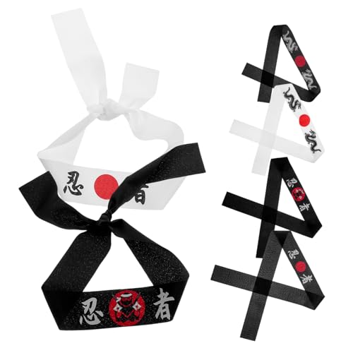 BCOATH Party Decorations Japanese Karate Headband Boys and Girls Costume Headwear Hachimaki