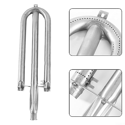 L48cm Grill Brenner Gasgrill Rohr U Brenner Edelstahl Ersatz Zubehör Flammenplatte Ofen Rohr für Garten Outdoor Barbecue – Bild 4