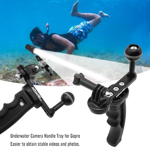 Soporte nitescuba AS070 de mano para carcasa estanca de Gopro 4