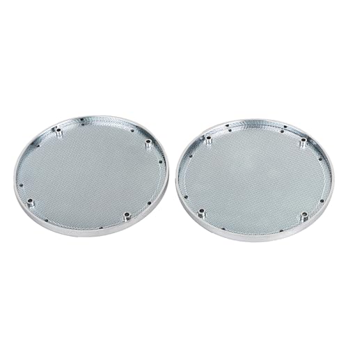 Image of Chrome Rear Speaker Mesh Cover for Harley Electra Glide FLHTCU /FLHTK Tri Glide Ultra FLHTCUTG Road Glide FLTRU 2014-2023