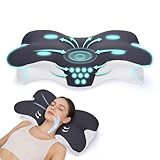 Gokemuak Memory Foam Nackenkissen 60x33x10/17cm, Ergonomisches Nackenstützkissen für Seiten-, Rücken- & Bauchschläfer, Abnehmbar & Waschbar, Grau