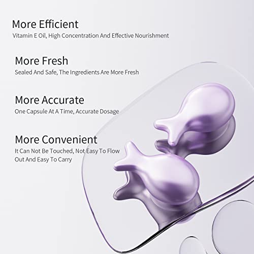 Hkh Hyaluronic Acid Advanced Ceramide Capsules Serum 38 Grains, Astaxanthin Face Serum For Women，Anti Aging Serum With Hyaluronic Acid Supplements, Vitamin E，Reduces Wrinkles, Dark Spot Remover For Face，Hydrating Face Serum For Dry Skin (Pro-Xylane Serum) (Purple) #TOP3
