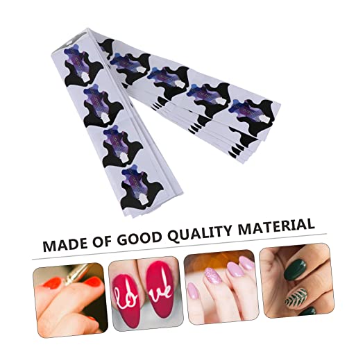 Beavorty Suporte De Papel De Extensão De Arte De 200 Peças Ferramentas De Manicure Adesivo De Francê