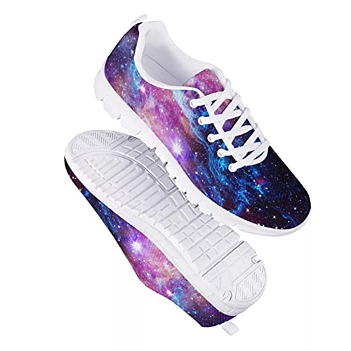 Wanyint American Flag Print Mesh Road Running Shoes Work Out Footwear Denim Jeans Cozy Women's Sneakers Lightweight Athletic Shoes Workout Shoes #TOP5