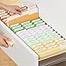 FUCDTEFC File Folders, 30 Pack Manilla Folders 8.5x11, 1/3-Cut Tab Letter Size Manila Folders, 6 Assorted Colors Heavy Duty Folders for Paper Documents Business Home School Classroom Office Supplies