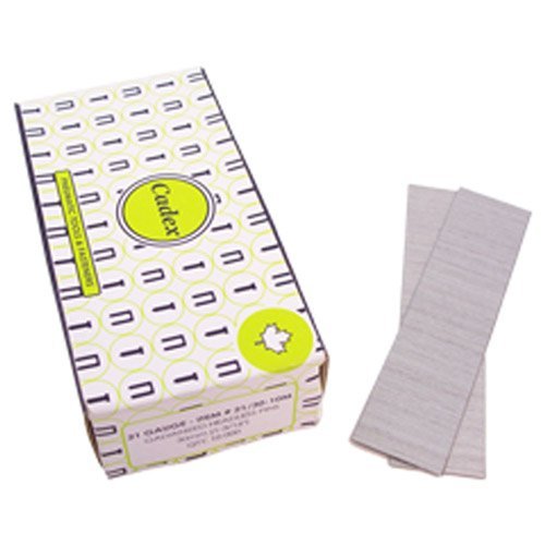 Cadex 21/50-2M 21 Gauge Headless Pin Nails, Galvanized, 2-inches, 2000 Pack, 50Mm (2