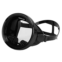 Snorkel Diving Mask, Oval Panoramic View HD Scuba Goggles, Tempered Glass Lens Swimming Snorkeling Goggles Mask Wide View Freediving Mask for Adults