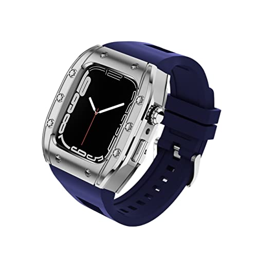 Accessoires de bracelet Apple Watch boîtier en acier inoxydable pour iWatch en ville et au bureau - 5