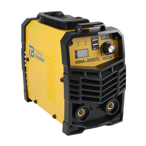 Image of MMA-200STL Single Phase Inverter Welding Machine 200Amp ARC Welder Digital Display&Dual USB Ports Portable IGBT Technology Heavy Duty Welding Machine For Home,Work Shop & Fabrication Work