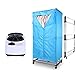 Secadora de ropa eléctrica, rejilla de secado de ropa eléctrica portátil, 15 kg de capacidad cúbica, la mejor Oxford portátil de ahorro de energía, secadora plegable, secadora con calentador