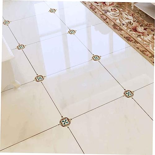 Zerodeko 40 Peças Decalques De Parede Adesivo De Azulejo Decoração De Casa Diagonal Colar Azulejo Ce