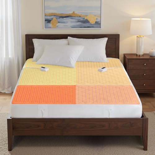 Serta Multi-Zone Heated Mattress Pad King, Dual Controllers