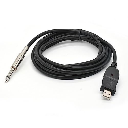 Câble USB vers TRS 6,35 mm pour brancher un microphone externe sans interface audio - 3