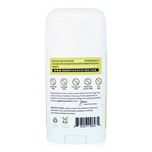 Smartypits – Natural/Aluminum-Free Deodorant For Sensitive Skin (Baking Soda Free) Paraben Free, Phthalate Free, Propylene Glycol Free, Not Tested On Animals | 2.9Oz | (Eucalyptus Spearmint) #TOP1