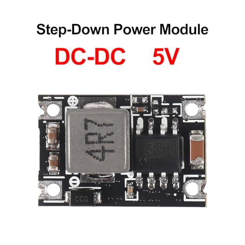AITRIP 10PCS DC-DC Power Supply Module Adjustable Voltage Regulator Module 5V-30V to 3.3V 5V 9V 12V 3A for Car Motorcycle Battery Charging (5V)4