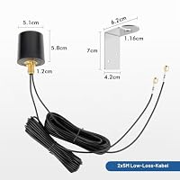 5G LTE-Antenne Outdoor 5 dBi, 600-6000 MHz MIMO SMA Stecker Antenne Externe – Ansicht 4