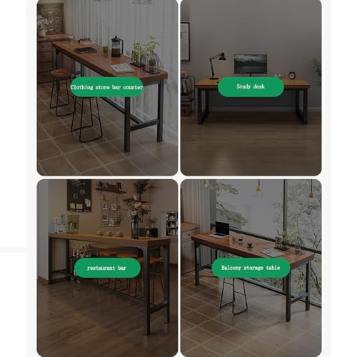 Mesa alta estrecha para desayunos en cocinas pequeñas y balcones 8