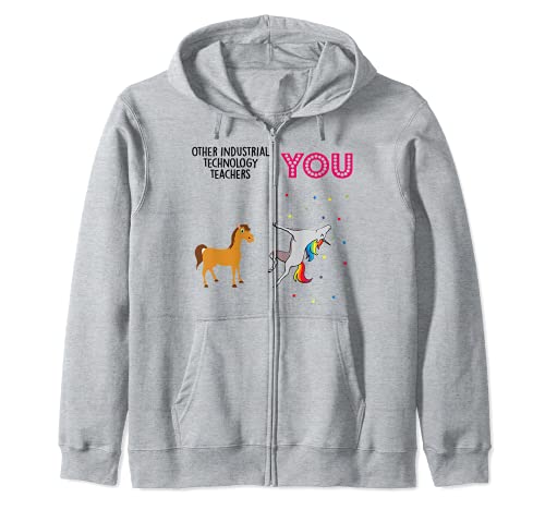 Industrial Technology Teacher Funny Unicorn Sweat à Capuche