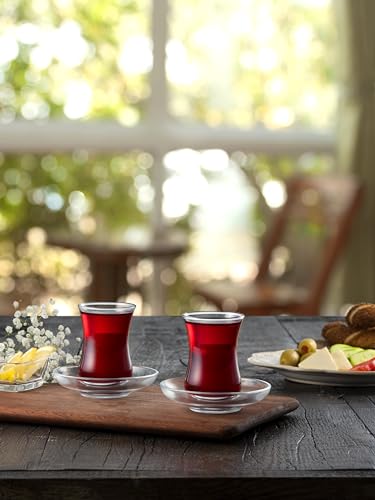 Pasabahce Premium Turkish Tea Cups Set of 12