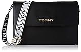 Volumen in L ca.: 0-10 Tommy Hilfiger Damen Tommy Party Crossover Umhängetasche, Mehrfarbig (Gold/Black Mix), 7x19x26 centimeters