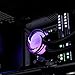 iBUYPOWER AW4 240mm Radiator CPU AIO Liquid Cooler, 2X 120mm Core Fans, RGB Display, Fan Speed 700-2000 RPM, Airflow Volume 65 CFM, Intel 1700/1150/1151, AMD AM5/AM4 - Black