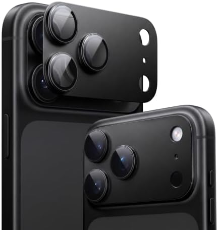 （05:00時点） TORRAS For iPhone 18 Pro Max カメラ保護 ブラック 全面カバー型 航空宇宙強化ガラス＋アルミ合金 10H 金属仕上がり｜ARアンチグレア｜全面保護｜露出オーバー防止｜透過率99%以上｜ケースに対応｜傷/褪色/指紋防止｜ 1セット｜米軍規格 ｜For いphone18pro max カメラ保護｜CameraGo