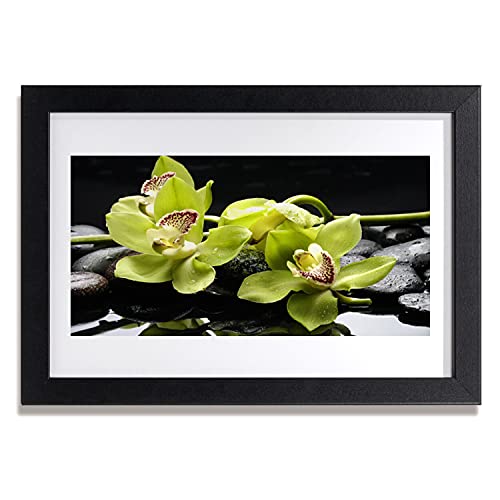 Affiche encadrée plante orchidée Tulup : cadre photo 30x20 cm pour embellir votre cuisine