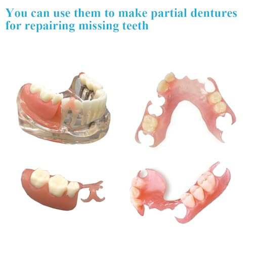 Healthyare Denture Material Kit for Repair Missing Teeth or DIY Full Denture Fake Teeth, Natural by Healthyare - Image 2