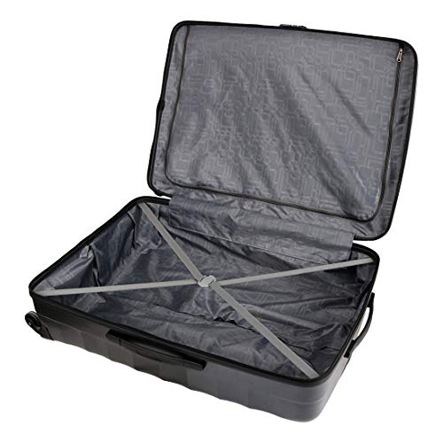 Image of American Tourister Trolley Bags for Travel | Barcelona 55 Cms, 69 Cms, 79 Cms Polycarbonate Hardsided Spinner Set of 3 Luggage Bags | Suitcase for Travel | Trolley Bags for Travelling, Gunmetal